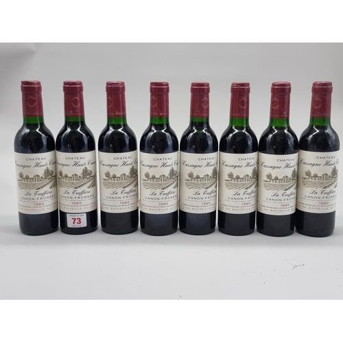 73 - Eight 37.5cl bottles of Chateau Cassagne Haut-Canon La Truffiere, 1989, Canon-Fronsac. (8)... 