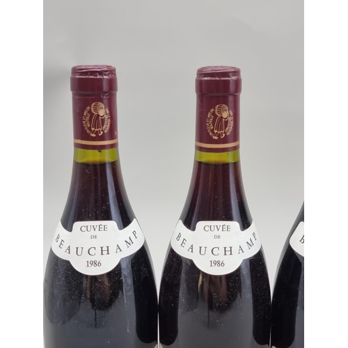 75 - Six 75cl bottles of Gigondas Cuvee Beauchamps, 1986, Chateau de Montmirail. (6)