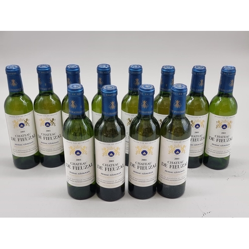 85 - Twelve 37.5cl bottles of Chateau de Fieuzal blanc, 2001, Pessac-Leognan. (12)