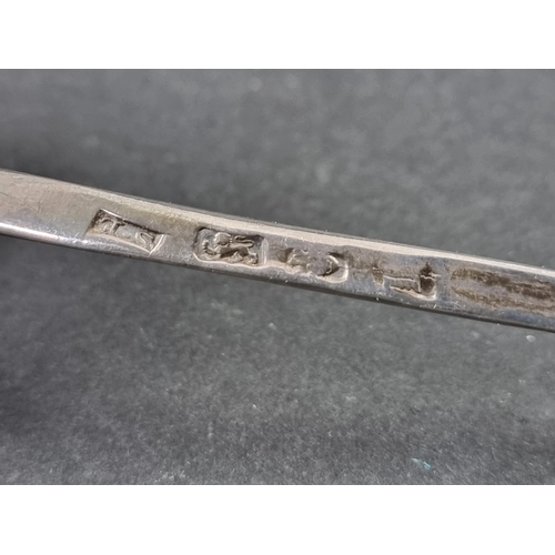 272 - A George III silver seal top spoon, by Samuel Eaton, London 1766, 18.8cm long, 37.2g. WITHDRAWN FROM... 