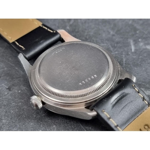 638 - A circa 1966 Tudor 'Oyster' stainless steel manual wind wristwatch, 34mm, Ref. 4453, on replacement ... 