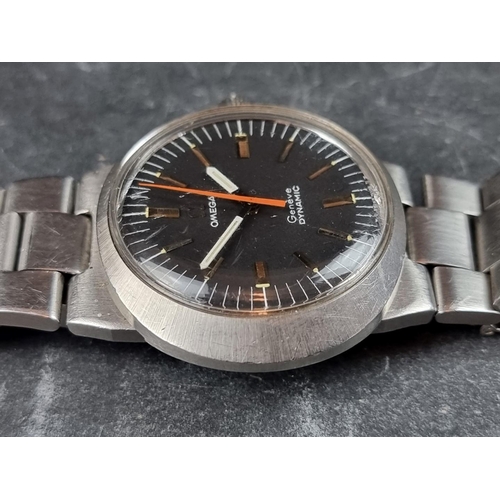 650 - A circa 1970 Omega 'Geneve Dynamic' stainless steel automatic wristwatch, 41mm, on original bracelet... 