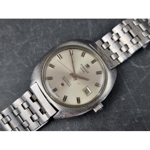 679 - A Tissot 'Seastar' stainless steel automatic wristwatch, 36mm, Ref. 16032199, on original bracelet.... 