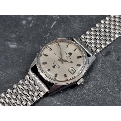 680 - A 1970s Tissot 'Seastar' stainless steel automatic wristwatch, 35mm, Ref. 44543-1X, Cal. 2481, on vi... 