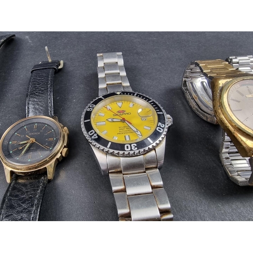 738E - A quantity of wristwatches, to include a Sea Pro 'Scuba 200' and a Seiko 5. (12)