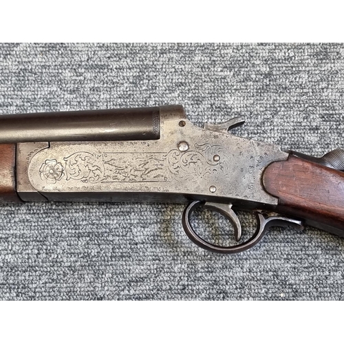 1617 - An El Faisan 410 side by side shotgun, with 28'' barrels, Serial No.47005; together with a Migu... 