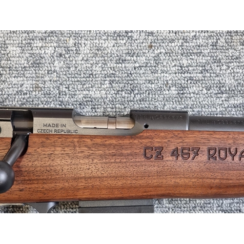 1619 - A CZ 457 Royal .22WMR/.17HMR bolt action rifle, Serial No.C834573, with sound rod. PLEASE NOTE A VAL... 