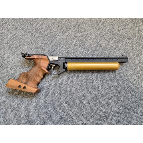 1623 - A Steyr-Mannlicher 'Match LP 5' .177 cal five shot compressed air pistol and matching single shot ex... 