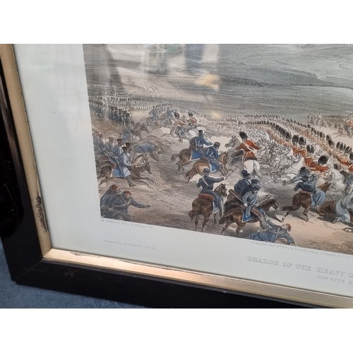 1652 - After W Simpson, 'Charge of The Light Cavalry Brigade'; 'Charge of The Heavy Cavalry Brigade', ... 