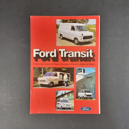 1282 - Automobilia: an interesting collection of 1960s/70s/80s Ford car and van brochures, to include Corti... 