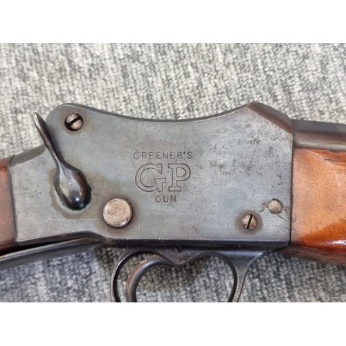 1621 - A Greener 'GP Gun' single barrel shotgun, with 29'' barrel, Serial No.36249.PLEASE NOTE A VALID... 