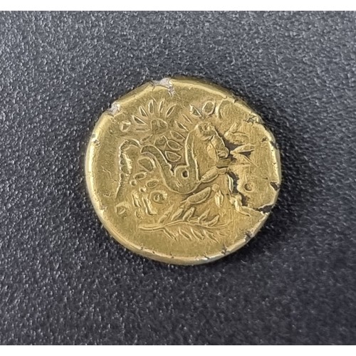 740 - Coins: a rare Celtic Britain, Atrebates and Regini tribes, Wonersh pellets type gold stater (60 BC-2... 