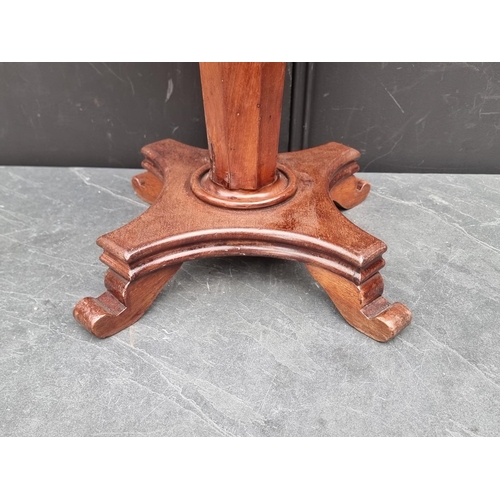 1005 - A Victorian mahogany piano stool.