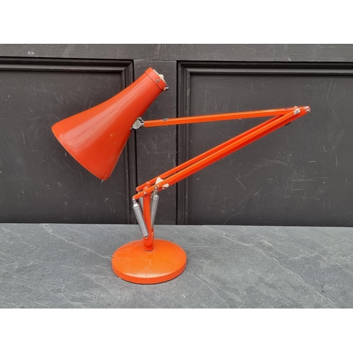 1213 - A vintage Herbert Terry 'Anglepoise' lamp.