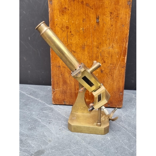 1230 - A Victorian brass butter refractometer, by Carl Zeiss, No.687, boxed.