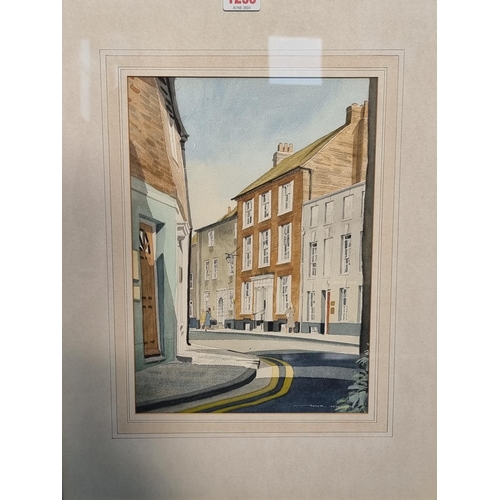 1293 - Peter Iden, West Pallant, Chichester, signed and dated '75, watercolour, 30.5 x 21cm.... 