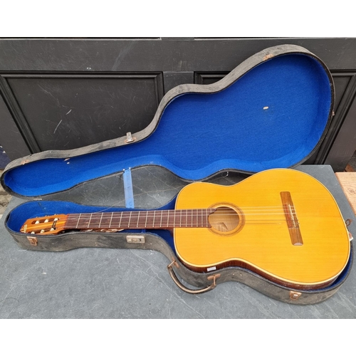 1643 - A Levin LG-20 acoustic guitar, in hard case.