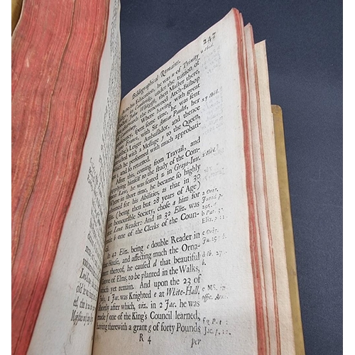 11 - FRANCIS BACON: 'Baconiana or Certain Genuine Remains of Sr. Francis Bacon, Baron of Verulam, and Vis... 