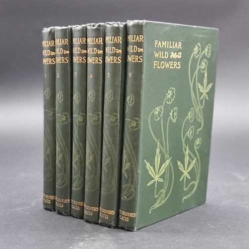 115 - HULME (F Edward): 'Familiar Wild Flowers..', London, Cassell, n.d (c.1890): 6 vols, colour plat... 