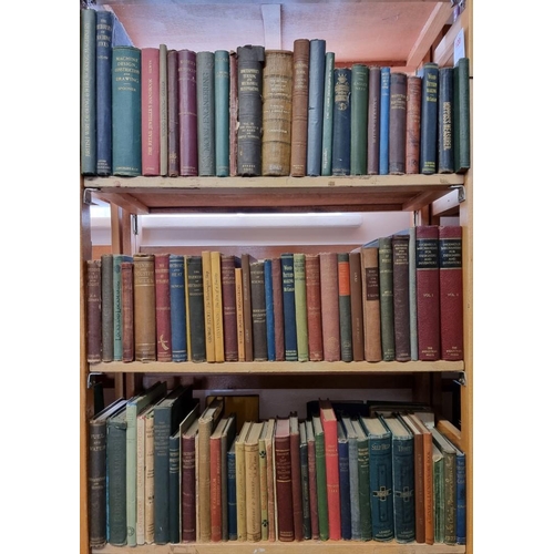 120 - TECHNICAL & INDUSTRIAL REFERENCE BOOKS: a quantity over 3 shelves, largely late 19th-early ... 