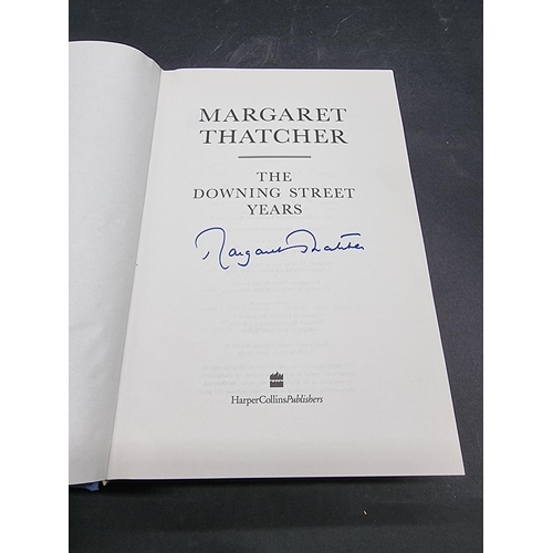 123 - MARGARET THATCHER: 'The Downing Street Years': London, Harper Collins, 1993: FIRST EDITION. Signed b... 