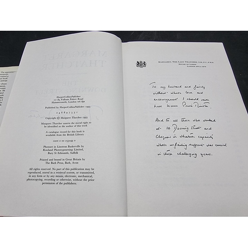 123 - MARGARET THATCHER: 'The Downing Street Years': London, Harper Collins, 1993: FIRST EDITION. Signed b... 