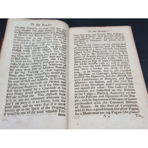 13 - L'ESTRANGE (Sir Roger): 'Seneca's Morals by way of Abstract..', London, printed for G Strahan e... 