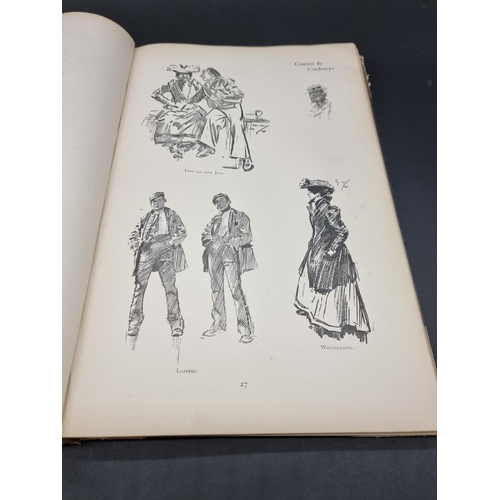 136 - ILLUSTRATED BOOKS: 'The Phil May Folio of Caricature Drawings and Sketches in Line Block..', Lo... 