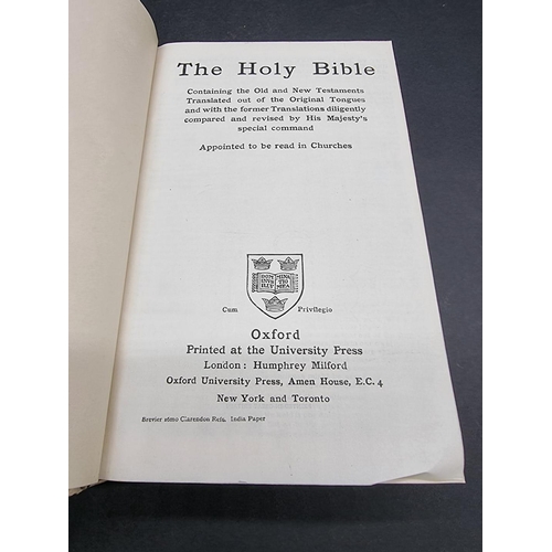 146 - BINDING: 'The Holy Bible': Oxford, University Press, c.1935: thin paper edition, period binding of p... 