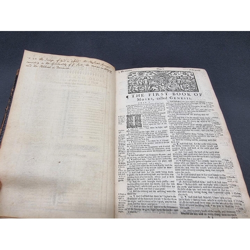 15 - BIBLE IN ENGLISH: 'The Holy Bible...', London, Companie of Stationers, 1650: 2 vols containing ... 