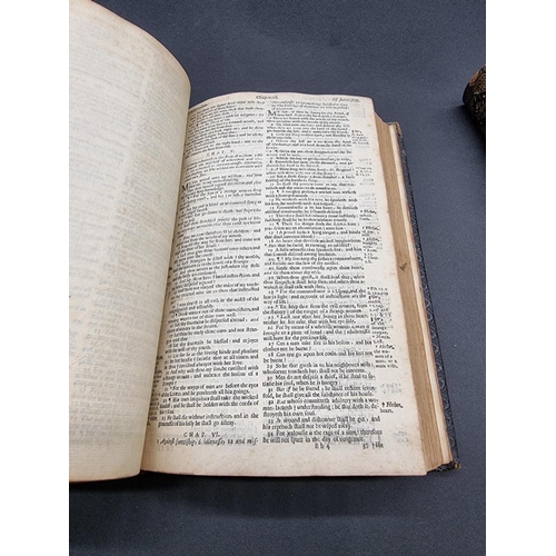 15 - BIBLE IN ENGLISH: 'The Holy Bible...', London, Companie of Stationers, 1650: 2 vols containing ... 