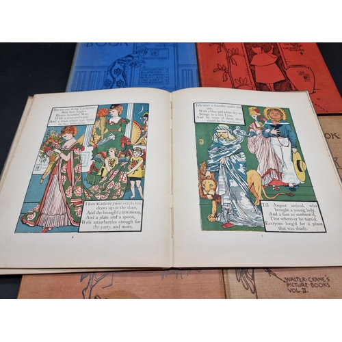 163 - WALTER CRANE: Walter Crane Picture Books Vols. 1-5, London & Chicago, John Lane 1895-1899: ... 