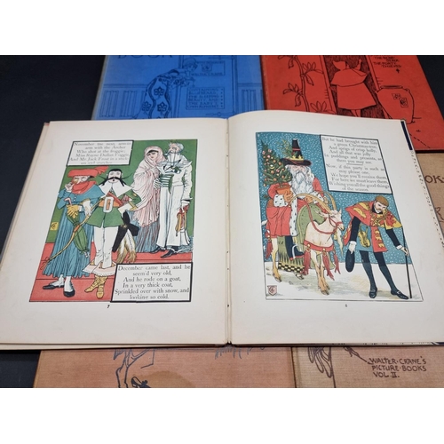 163 - WALTER CRANE: Walter Crane Picture Books Vols. 1-5, London & Chicago, John Lane 1895-1899: ... 