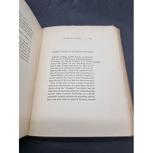 171 - WHISTLER (James): 'The Gentle Art of Making Enemies..': London, Heinemann, 1916: publishers yel... 