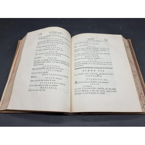 180 - DESTOUCHES (Nericault): 'Oeuvres Dramatique...', Paris, L'Imprimerie Royale, 1757: 4 vols, cont... 