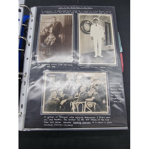 187 - ROYAL NAVY BETWEEN THE WARS: group of 59 original photographs showing life aboard HMS Dance in the M... 