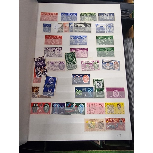 192 - STAMPS/FIRST DAY COVERS: a quantity, housed in 2 stockbooks and 7 looseleaf folders. (Box)... 