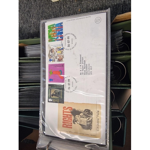 192 - STAMPS/FIRST DAY COVERS: a quantity, housed in 2 stockbooks and 7 looseleaf folders. (Box)... 