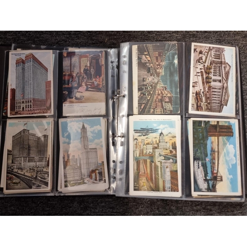 194 - POSTCARDS: a large collection, thematically arranged in 6 modern albums, including London, mili... 