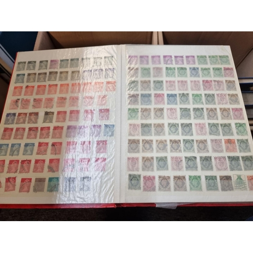 216 - STAMPS: mainly modern collection in numerous stockbooks. (2 boxes)