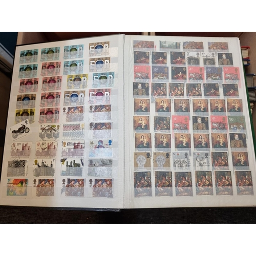 216 - STAMPS: mainly modern collection in numerous stockbooks. (2 boxes)