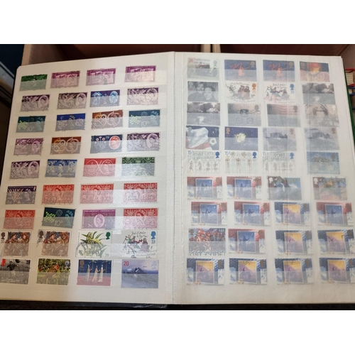 216 - STAMPS: mainly modern collection in numerous stockbooks. (2 boxes)