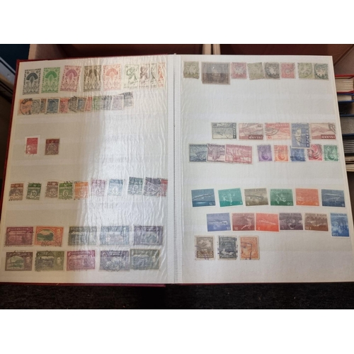 216 - STAMPS: mainly modern collection in numerous stockbooks. (2 boxes)