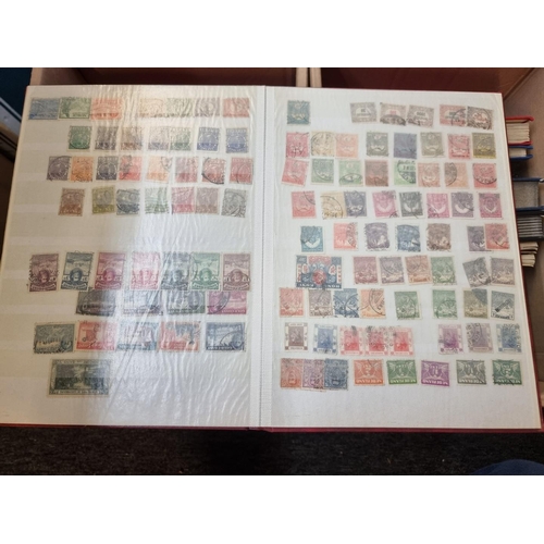 216 - STAMPS: mainly modern collection in numerous stockbooks. (2 boxes)