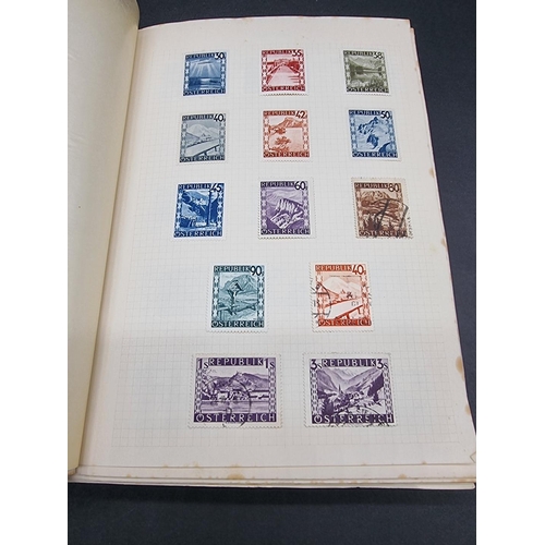 217A - STAMPS: a good album containing 20th century world stamps, mostly European.