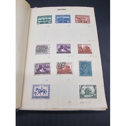 217A - STAMPS: a good album containing 20th century world stamps, mostly European.