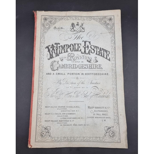 225 - ESTATE CATALOGUE: 'The Wimpole Estate Near Royston Chiefly in Cambridgeshire...': catalogue of ... 