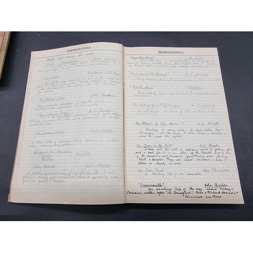 235 - MANUSCRIPT DIARIES: group of 7 lady's diaries, 1926-1946, copious daily entries in pencil, life in L... 