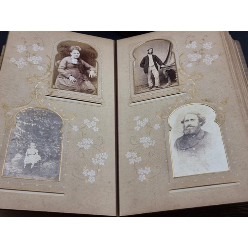 237 - WITHDRAWN FROM SALE CARTE DE VISITE: a large collection housed in 7 albums: together with an old pre... 