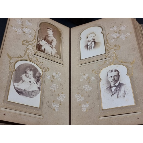 237 - WITHDRAWN FROM SALE CARTE DE VISITE: a large collection housed in 7 albums: together with an old pre... 